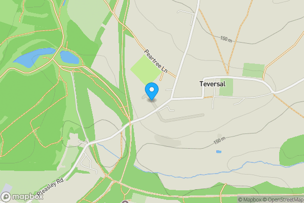 Map location for Land at Grange Close, Teversal Village, Sutton-in-Ashfield, NG17 3JN