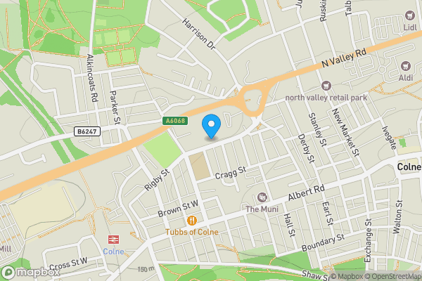 Map location for 33A Land at Duke Street, Colne, Lancashire, BB8 9AQ