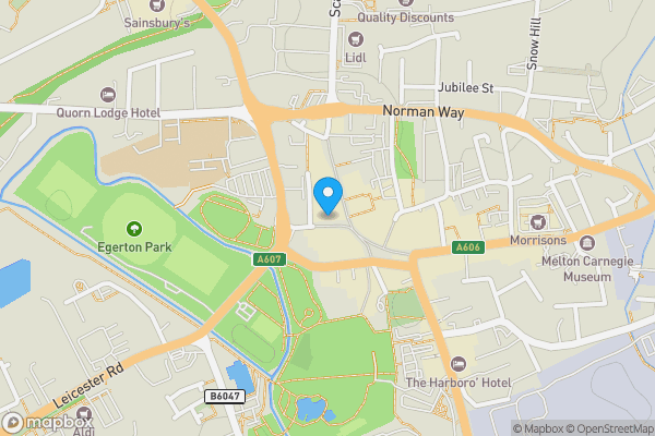 Map location for Apartment 15, The George Hotel, High Street, Melton Mowbray, LE13 0TU