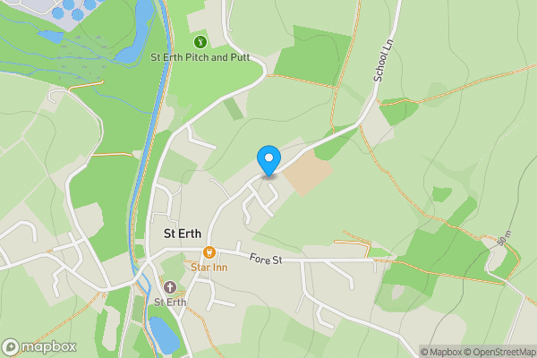 Map location for 29 Boscarnek St. Erth, Hayle, Cornwall, TR27 6JD