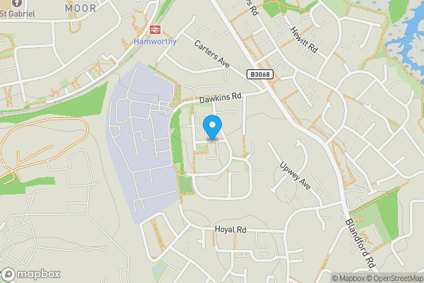 Map location for Freshwater Drive, Poole, Dorset, BH15 4JF