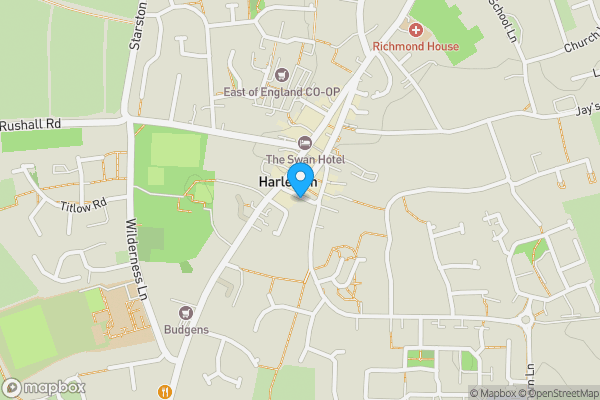 Map location for The Corn Exchange, 5-5a Exchange Street, Harleston, Norfolk IP20 9AB