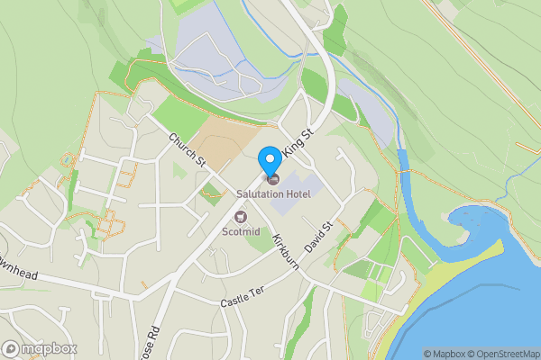 Map location for Salutation Hotel, 16 - 22 King Street, Inverbervie, Montrose, Angus DD10 0RG