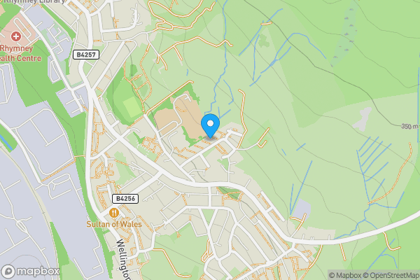 Map location for Plot 12 East Land at Upper Ras Bryn Oer Lane, Rhymney, Tredegar, Gwent, NP22 5JQ