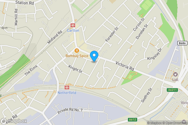 Map location for 4B Bourne Street, Netherfield, Nottingham NG4 2FH