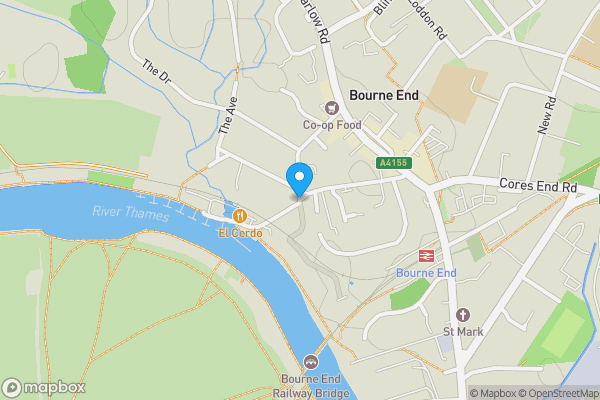 Map location for Apartment 11, Renaissance Bourne End, Wharf Lane, Bourne End, Buckinghamshire, SL8 5LU