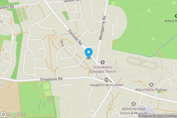 Map location for 0.64 Acres Site at St Brides, Cushnie, Alford, AB33 8LD
