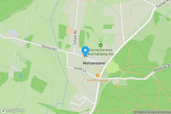 Map location for North Lane, Nomansland, Hampshire, SP5 2BU