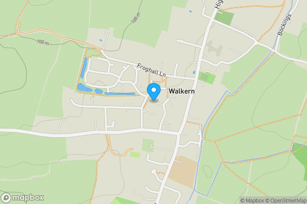 Map location for 38 Aubries Walkern, Stevenage, Hertfordshire, SG2 7NJ