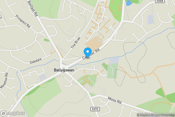 Map location for 15, Comber Road, Ballygowan, County Down, BT23 5TN