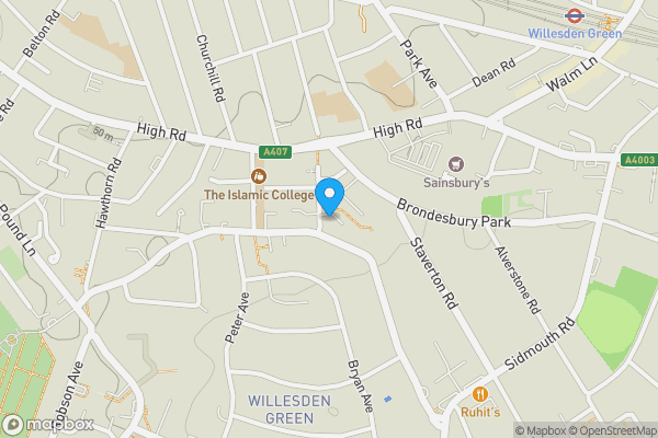 Map location for Flat 6 Victoria Mansions, Grange Road, Willesden, London, NW10 2RG