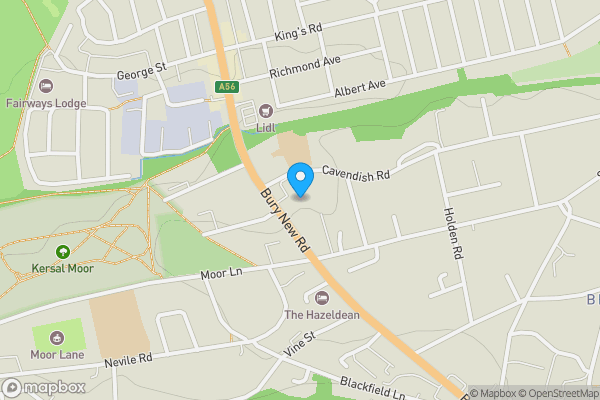 Map location for Flat 6, Moorhill Court, 494 Bury New Road, Salford, Greater Manchester, M7 4WN