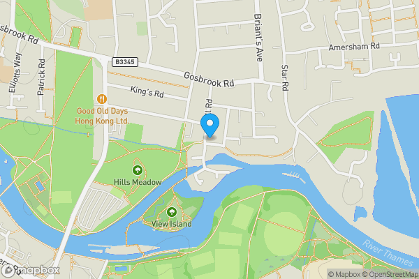 Map location for 2 Mill Green, Caversham, Reading, Berkshire, RG4 8EX