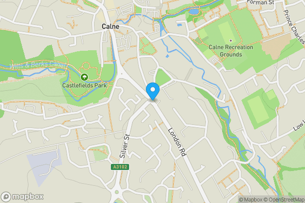 Map location for London Road, CALNE, Wiltshire, SN11 0AA