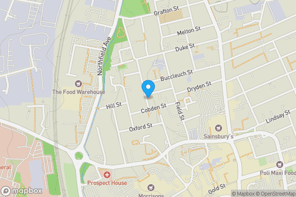 Map location for 18 Union Street, Kettering, Northamptonshire, NN16 8JR