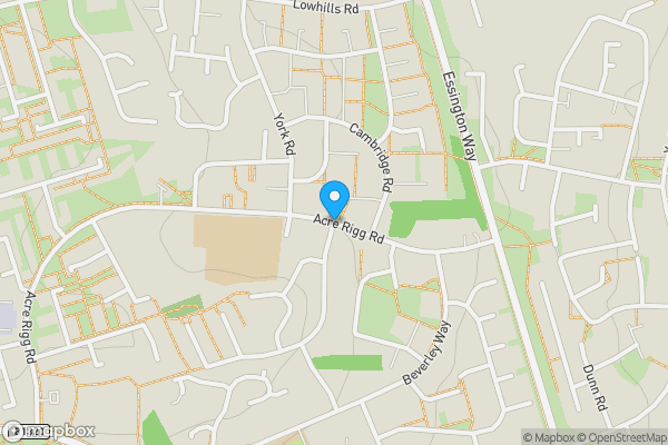 Map location for Acre Rigg Road, Peterlee , SR8 2DX