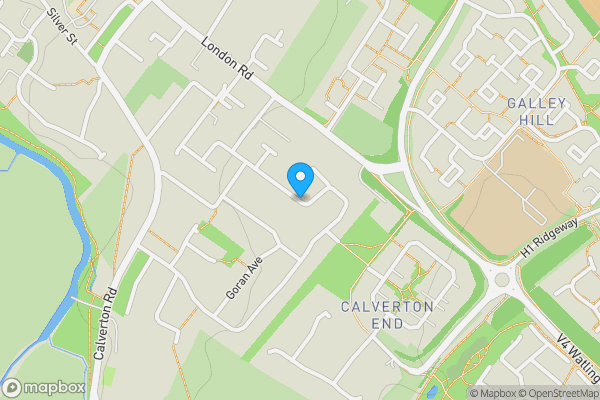Map location for Blenheim Avenue, MILTON KEYNES, Buckinghamshire, MK11 1EX