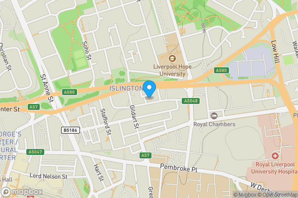 Map location for 10 Devon Street, Brownlow Hill, Knowledge Quarter, Liverpool, Liverpool, L3 8HA