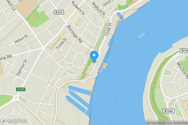 Map location for Collingwood Mansions, NORTH SHIELDS, Tyne and Wear, NE29 6HA