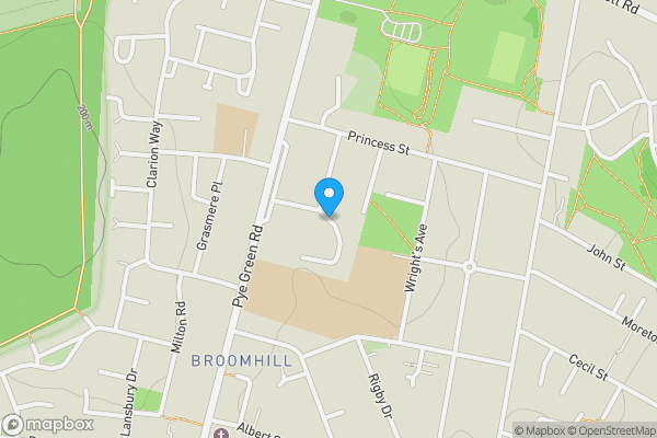 Map location for Keats Avenue, CANNOCK, Staffordshire, WS11 5JY