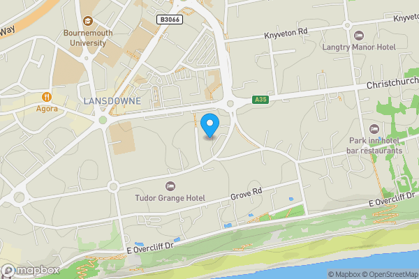 Map location for Flat 25 Grange Court, Gervis Road, Bournemouth, BH1 3EF