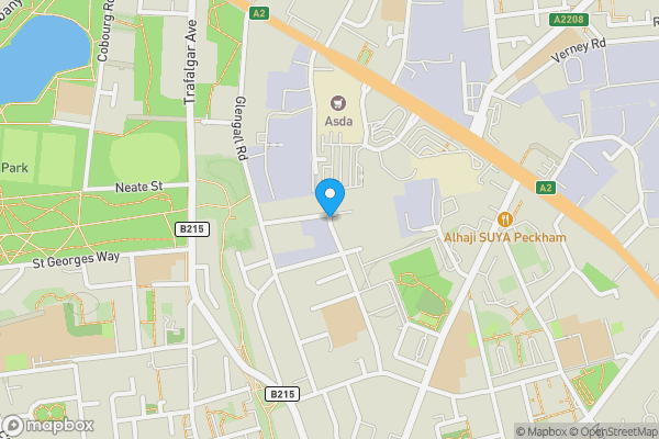 Map location for 95 Haymerle Road, Peckham, London SE15 6SB