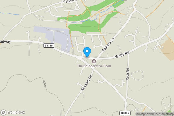 Map location for Flats 1-4, Hazelwood, Broadway, Chilcompton, Radstock, BA3 4GT