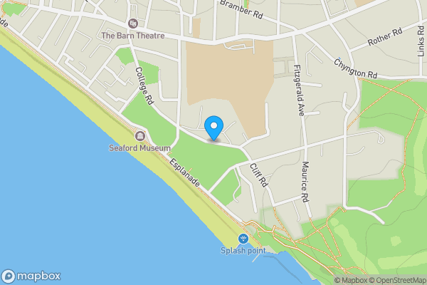 Map location for College Road, Seaford, East Sussex, BN25 1JX