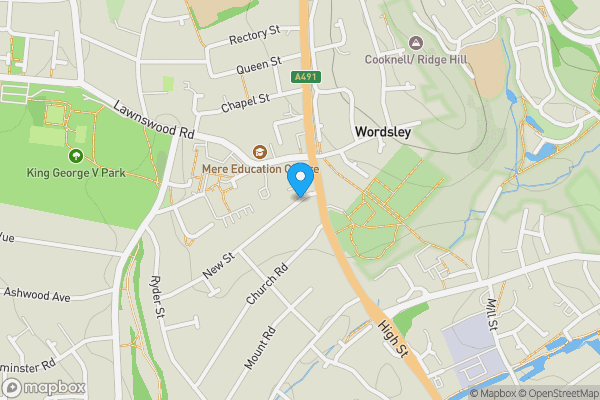 Map location for New Street, STOURBRIDGE, DY8 5RX