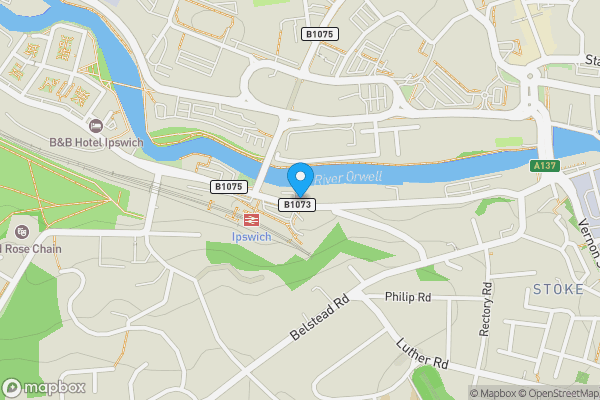 Map location for 11 Wentworth House, 25 Burrell Road, Ipswich, Suffolk IP2 8AH