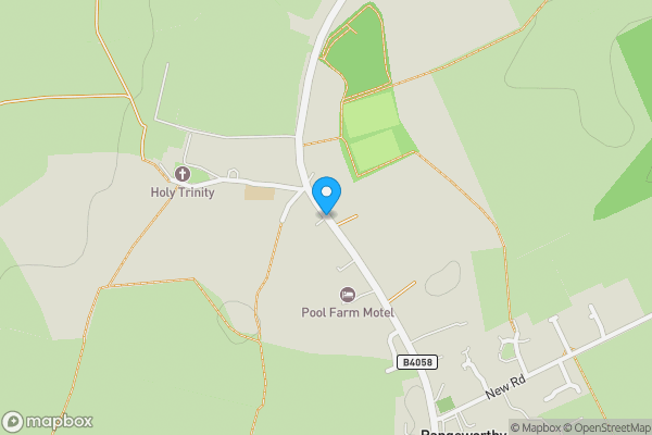 Map location for Pool Farm, Wotton Road, Rangeworthy, Bristol, BS37 7NA