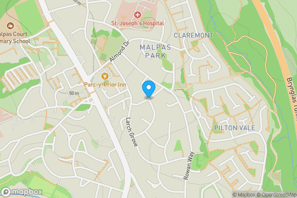 Map location for Fern Rise, Newport, NP20 6JZ