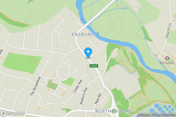 Map location for New Road, BOURNEMOUTH, Dorset, BH10 7DW