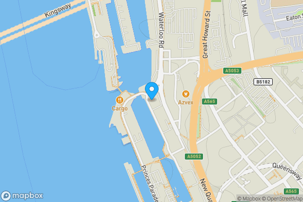 Map location for Apartment 120 1 William Jessop Way, Liverpool, Merseyside, L3 1DZ