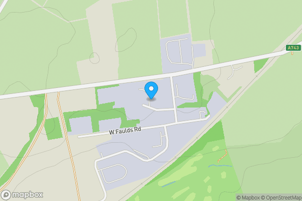 Map location for Caldwellside Industrial Estate, South Faulds Road, Lanark, Lanarkshire, ML11 7SR