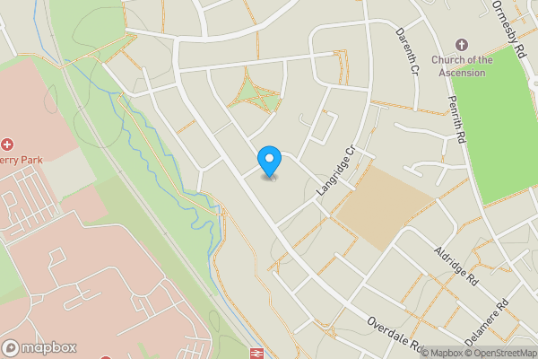 Map location for 3 Thirlby Close, Middlesbrough, Cleveland, TS3 7NL