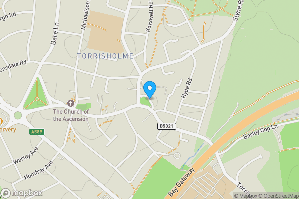 Map location for Land at, Torrisholme Square, MORECAMBE, Lancashire, LA4 6NJ