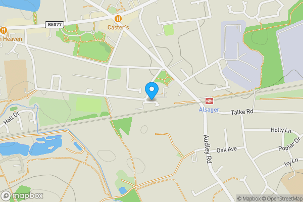 Map location for Rowan Close, STOKE-ON-TRENT, Staffordshire, ST7 2RZ