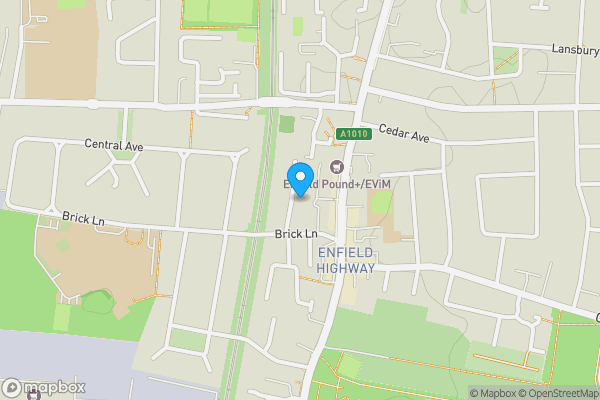 Map location for Three Garages Rear of, 9 Orchardleigh Avenue, Enfield, EN3 5BG