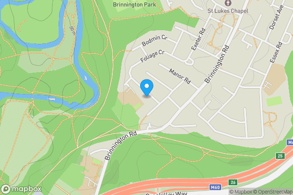 Map location for 29 Foliage Road, Stockport, SK5 8AL