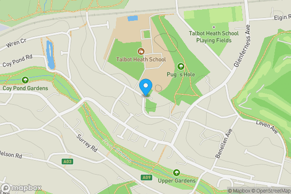 Map location for 5 Parklands 16 Branksome Hill Road, Bournemouth, Dorset, BH4 9LD