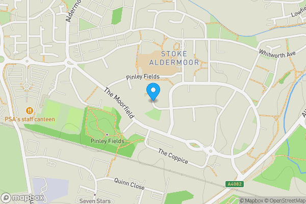 Map location for St. Catherines Close, COVENTRY, West Midlands, CV3 1EH