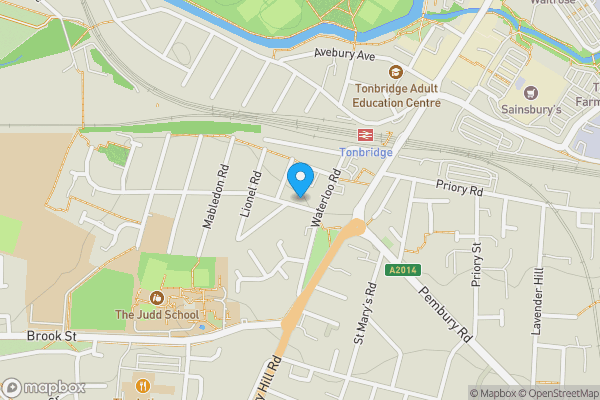 Map location for 14, Tonbridge, Kent, TN9 2ST