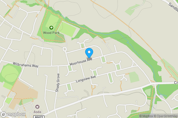 Map location for Moorhouse Avenue, STOKE-ON-TRENT, Staffordshire, ST7 2DT
