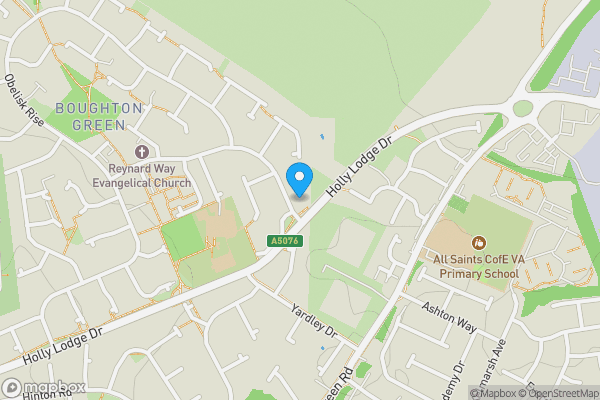 Map location for 4 Reynard Way, Kingsthorpe, Northampton, Northamptonshire, NN2 8QX