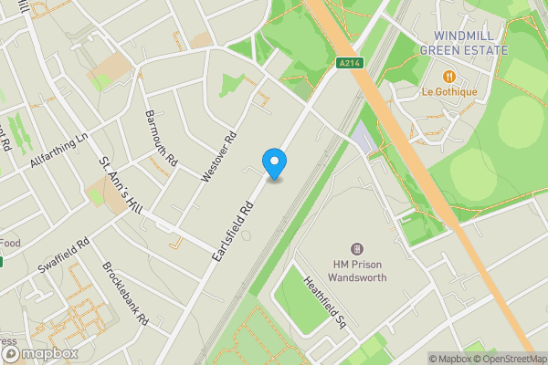 Map location for 31b Earlsfield Road, Wandsworth, London SW18 3DB