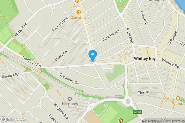 Map location for 57-77 Park View, Whitley Bay NE26 3RL