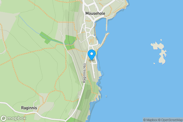 Map location for St Clements Cottage, St. Clements Terrace, Mousehole,cornwall TR19 6SJ