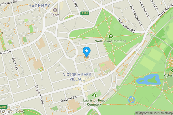 Map location for Flat 26 Chelsfield Point, Penshurst Road, London, E9 7DY