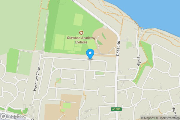 Map location for Marlborough Avenue, Marske-By-The-Sea, Redcar , TS11 6AP